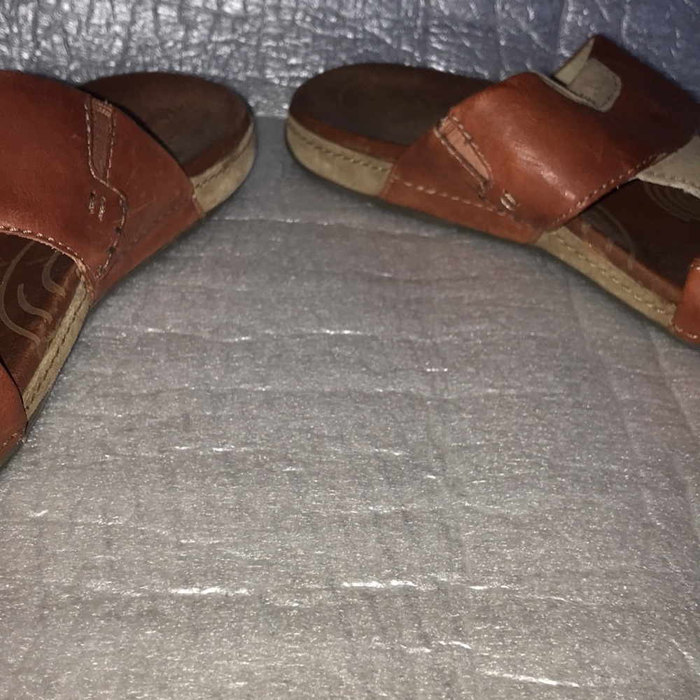 Merrell Leather Slip On Sandals - Picture 3 of 5